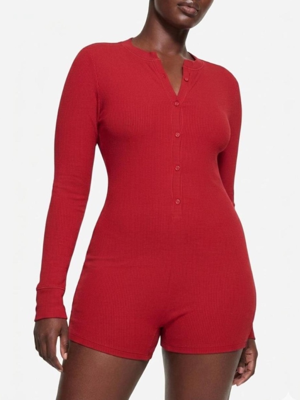 SKIMS Soft Lounge Henley Onesie - NWT
